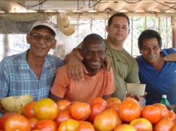 Cuban men selling oranges at market_Cuba FST 2011_photo by Food First